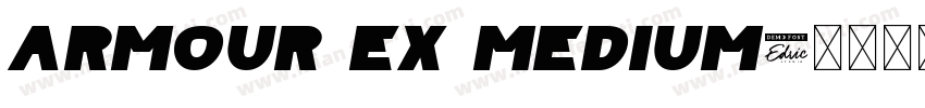 ARMOUR Ex Medium字体转换